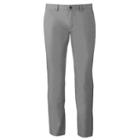 Men's Marc Anthony Slim-fit Twill Pants, Size: 38x36, Grey