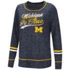 Women's Michigan Wolverines Giant Dreams Tee, Size: Xxl, Blue (navy)