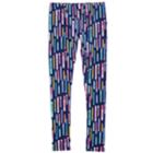 Girls 4-14 Carter's Pencils & Markers Leggings, Size: 7, Navy Pencil Print