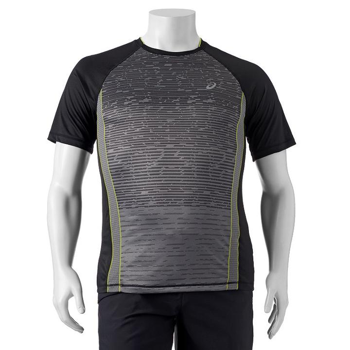 Big & Tall Asics Printed Performance Tee, Men's, Size: 2xb, Brt Green