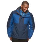 Men's Zeroxposur Fuel System 3-in-1 Systems Hooded Jacket, Size: Xl, Blue Other