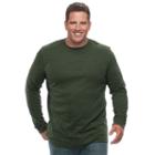 Big & Tall Croft & Barrow&reg; Classic-fit Stretch Performance Crewneck Tee, Men's, Size: L Tall, Dark Green