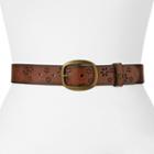 Sonoma Goods For Life&trade; Embossed Belt, Women's, Size: Medium, Brown