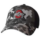 Adult Ohio State Buckeyes Hide And Sparkle Sublimated Camo Adjustable Cap, Women's, Black