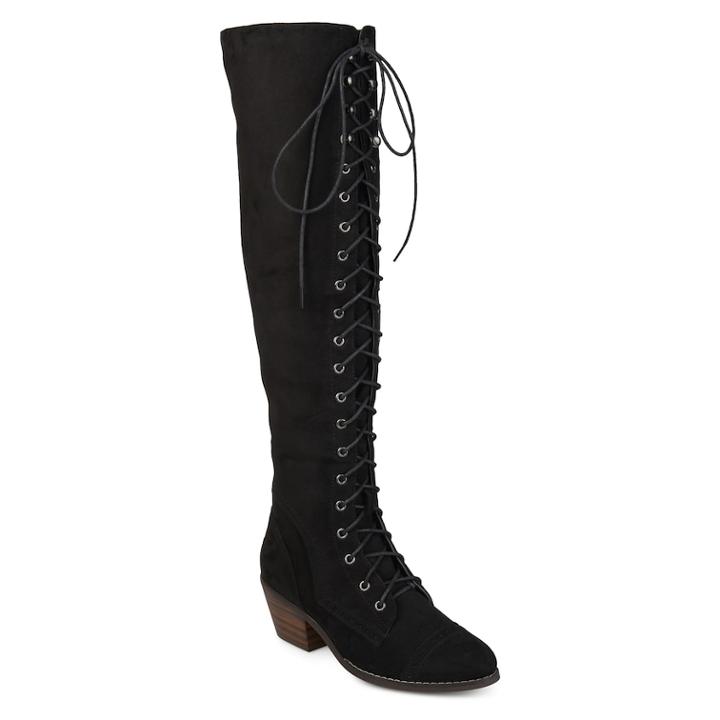 Journee Collection Bazel Women's Over-the-knee Boots, Size: 7 Wc, Black