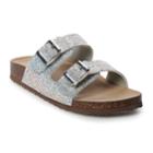 Madden Nyc Breckk Women's Footbed Sandals, Size: Medium (9.5), Grey