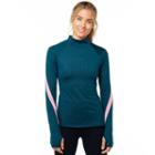 Women's Shape Active Radium 1/2 Zip Jacket, Size: Medium, Green Oth