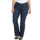 Plus Size Lee Curvy Bootcut Jeans, Women's, Size: 25 - Regular, Blue