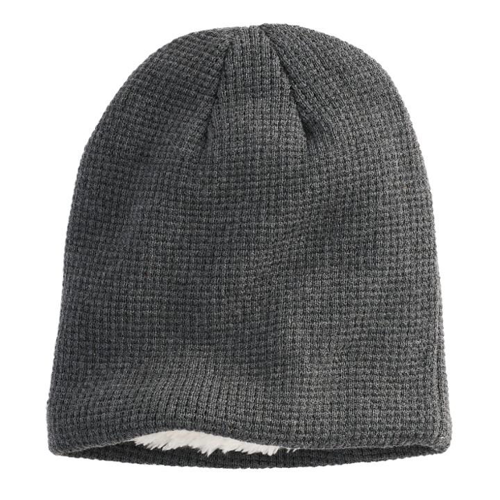 Men's Urban Pipeline&reg; Solid Sherpa-lined Beanie, Grey