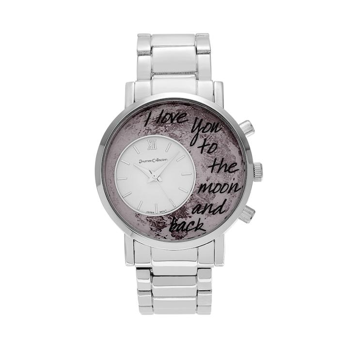 Journee Collection Women's I Love You To The Moon And Back Watch, Size: Large, Grey