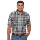 Big & Tall Croft & Barrow&reg; True Comfort Regular-fit Stretch Button-down Shirt, Men's, Size: 3xl Tall, Green