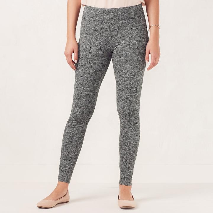 Women's Lc Lauren Conrad Legging, Size: Small, Silver