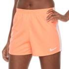Women's Nike Dry Academy Football Shorts, Size: Small, Orange