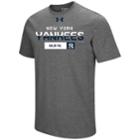 Men's Under Armour New York Yankees Heat Gear Clean Up Tee, Size: Small, Med Grey