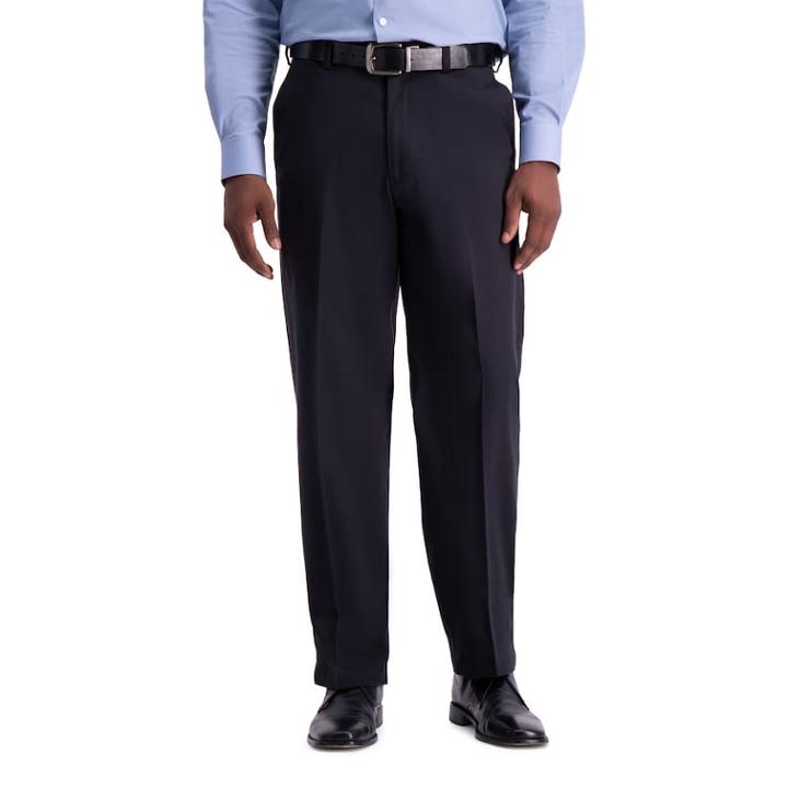 Men's Haggar&reg; Work To Weekend&reg; Pro Stretch Relaxed-fit Flat-front Casual Pants, Size: 40x29, Black