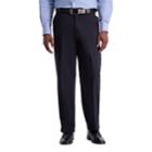 Men's Haggar&reg; Work To Weekend&reg; Pro Stretch Relaxed-fit Flat-front Casual Pants, Size: 40x29, Black