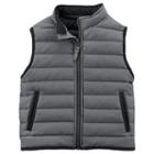 Baby Boy Carter's Quilted Vest, Size: 18 Months, Black