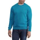 Men's Chaps Regular-fit Crewneck Sweater, Size: Xxl, Blue