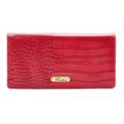 Buxton Nile Exotic Expandable Clutch, Women's, Med Red