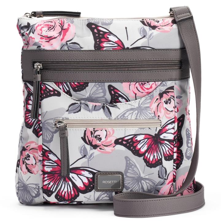 Rosetti Aria Butterfly Crossbody Bag, Women's, Grey
