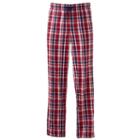 Men's Croft & Barrow&reg; True Comfort Woven Lounge Pants, Size: Xl, Med Red