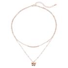 Lc Lauren Conrad Double Strand Butterfly Pendant Necklace, Women's, Light Pink