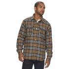 Big & Tall Columbia Fireside Flame Classic-fit Plaid Shirt Jacket, Men's, Size: 3xl Tall, Grey (charcoal)