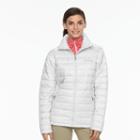 Women's Columbia Frosted Ice Printed Puffer Jacket, Size: Xl, White