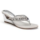 New York Transit Fun Time Women's Wedge Sandals, Size: Medium (8), Light Grey