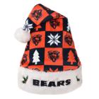 Foco Chicago Bears Christmas Santa Hat, Multicolor