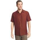 Men's Van Heusen Air Slim-fit Dobby Casual Button-down Shirt, Size: Large, Red