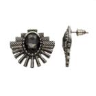 Gs By Gemma Simone Molten Metals Collection Drop Earrings, Teens, Black