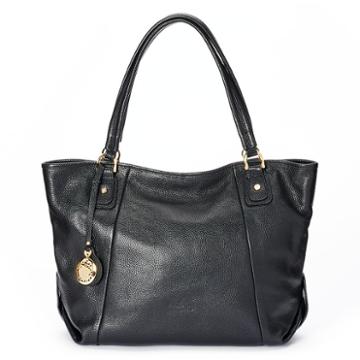 Leatherbay Verona Small Shoulder Bag, Women's, Black