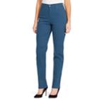Women's Gloria Vanderbilt Amanda Classic High Waisted Tapered Jeans, Size: 6 T/l, Light Blue