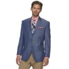 Men's Chaps Chambray Classic-fit Sport Coat, Size: 50 - Regular, Blue