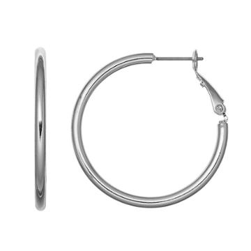Apt. 9&reg; Hoop Earrings, Women's, Silver