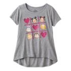 Disney's Tsum Tsum Girls 7-16 Glitter Valentine's Day Tic-tac-toe Graphic Tee, Girl's, Size: Small, Ovrfl Oth