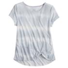 Girls 7-16 So&reg; Knotted Tee, Size: 7-8, Med Green