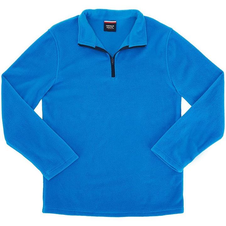 Boys 4-7 French Toast 1/4-zip Fleece Pullover, Boy's, Size: 6, Brt Blue