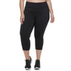 Plus Size Tek Gear&reg; Compression High Waisted Capris, Women's, Size: 2xl, Black
