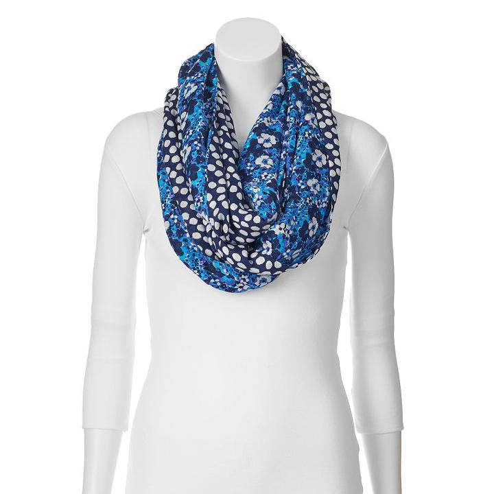 Keds Reversible Infinity Scarf, Women's, Blue