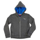 Puma Girls 4-6x Geometric Hoodie, Girl's, Size: 5, Grey Other