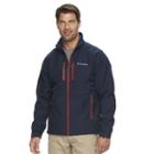 Men's Columbia Get A Grip Thermal Coil Softshell Jacket, Size: Xxl, Blue Other