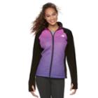 Women's New Balance Mixed-media Quilted Jacket, Size: Medium, Black Pink Purple