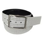 Men's Pga Tour Reversible Perforated Golf Belt, Size: 44, Brown Over