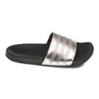 Adidas Adilette Cloudfoam Explorer Women's Slide Sandals, Size: 8, Light Grey