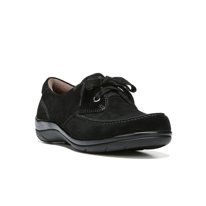 Naturalsoul By Naturalizer Interact Women's Moc-toe Shoes, Size: 7 Wide, Black