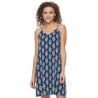 Juniors' So&reg; Print Swing Dress, Girl's, Size: Small, Dark Blue
