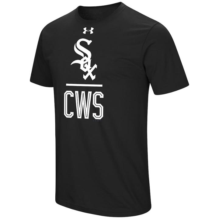 Men's Under Armour Chicago White Sox Slash Tee, Size: Medium, Black