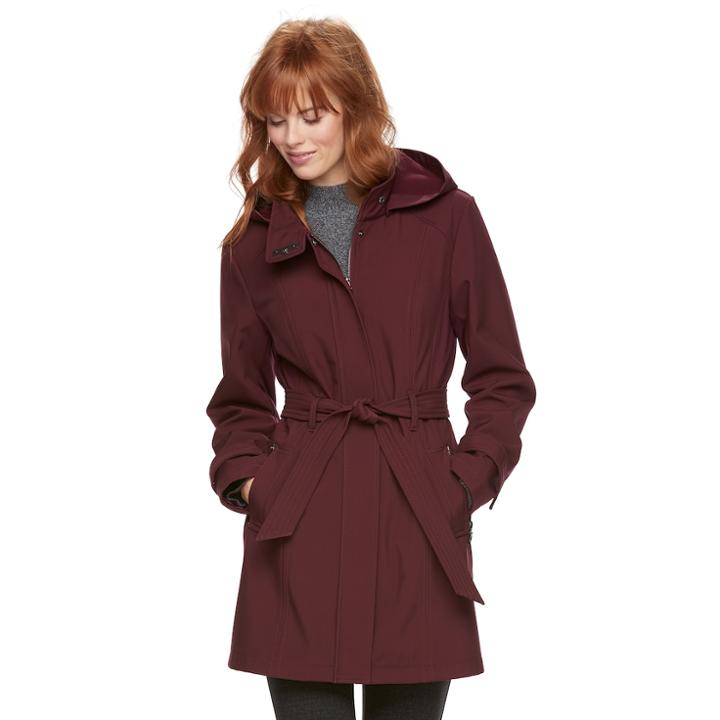 Women's Sebby Collection Soft Shell Jacket, Size: Large, Red Other